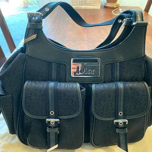 Dior Issimo black canvas satchel